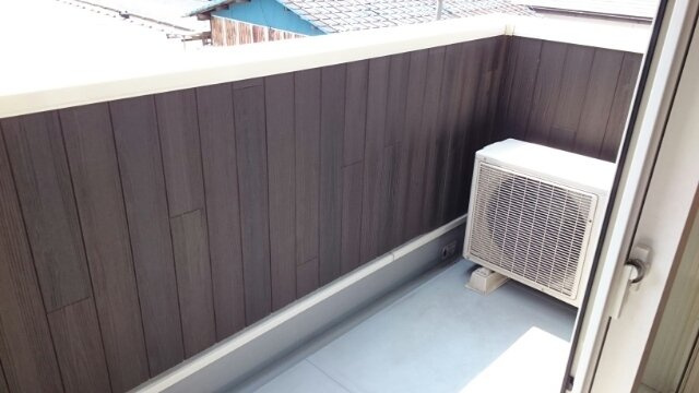 シャン・ド・フルールⅤのバルコニー