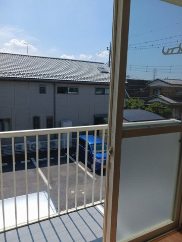 オトメハイツのバルコニー