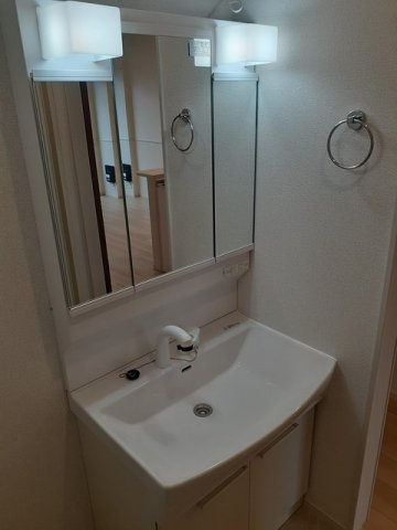 フラワールピナスの洗面所