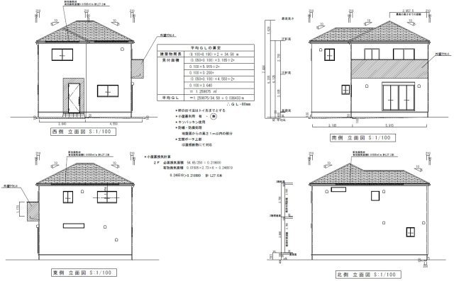 高松市三条町新築戸建の完成予想図
