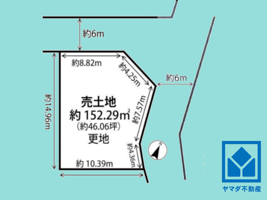 伏見区日野奥出の土地図|図面と現況が異なる場合は現況を優先いたします。