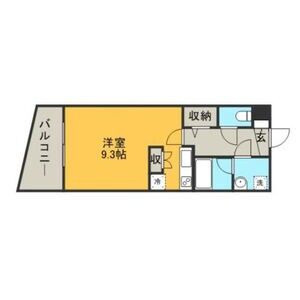 ラセット天神の間取り