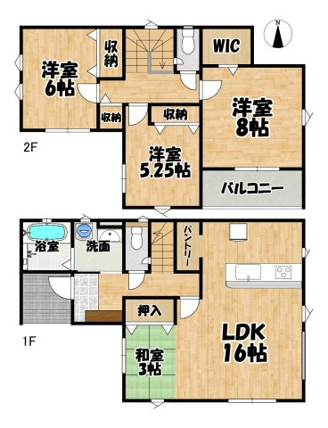 宮城野区栄の間取り