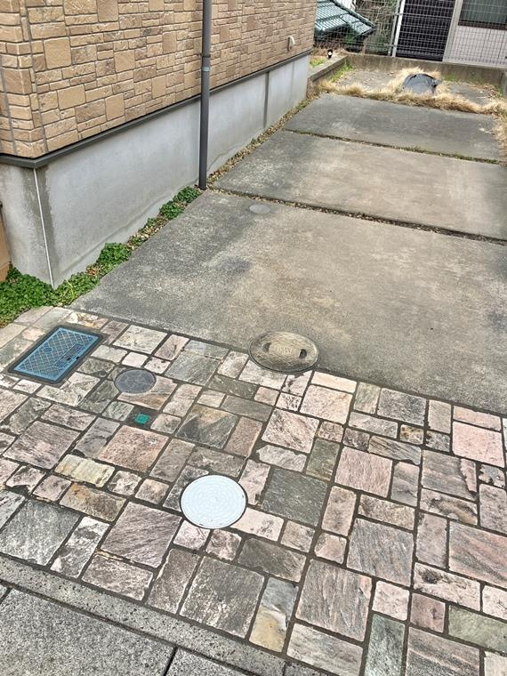 松戸新田戸建の駐車場