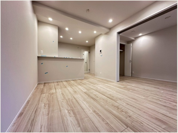 【居間・リビング】 | ★仲介手数料無料★用賀ガーデンフラッツ（新規フルリノベーション物件）