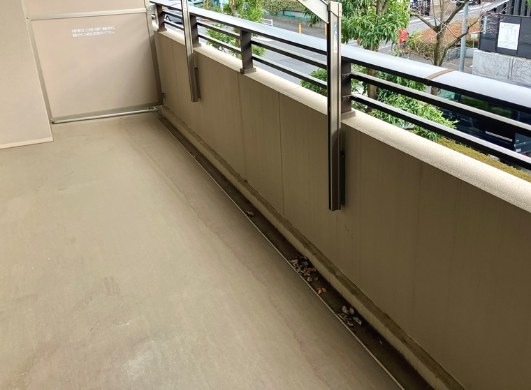 オハナ萩山のバルコニー