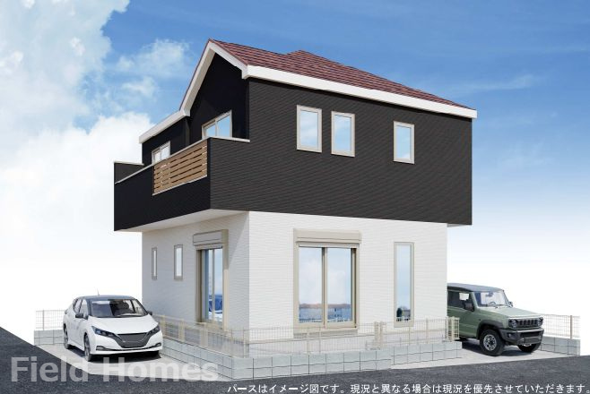 大和市上和田新築戸建て　3期1号棟の外観|外観イメージ「大和市上和田新築戸建て」