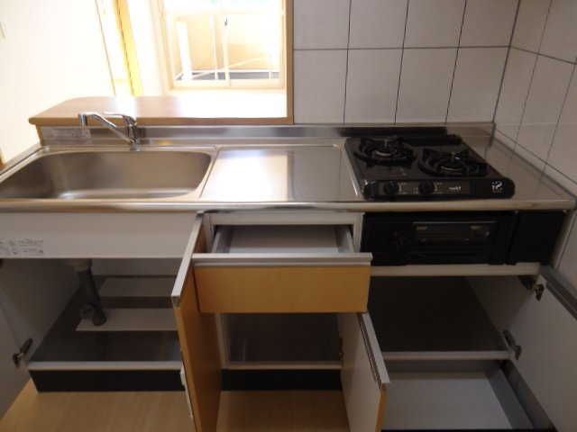 なでしこの収納|キッチン収納下部