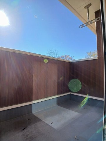 ゆりの木・Ⅲのバルコニー