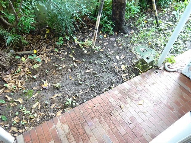 福寿ハイツのバルコニー