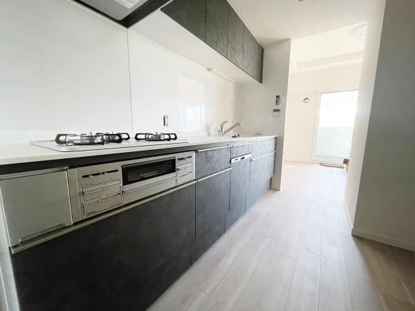 【キッチン】 | クレッセントグランコート | 現地（2025年12月　撮影）新規リフォーム施工中です。