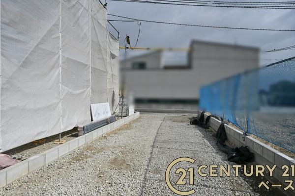 リーブルガーデン萱野 １号棟 ／新築一戸建の前面道路含む現地写真|■現地撮影写真■