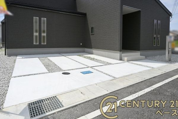 リーブルガーデン萱野 １号棟 ／新築一戸建の駐車場|■現地撮影写真■こちらは現地駐車スペースです！

