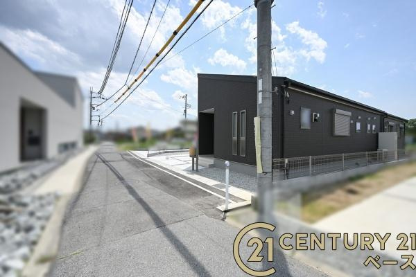 リーブルガーデン萱野 １号棟 ／新築一戸建の前面道路含む現地写真|■現地撮影写真■閑静な住宅地で穏やかな暮らしをスタート！