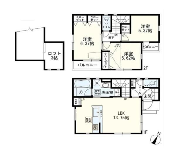 横浜市港南区東永谷３丁目の新築一戸建