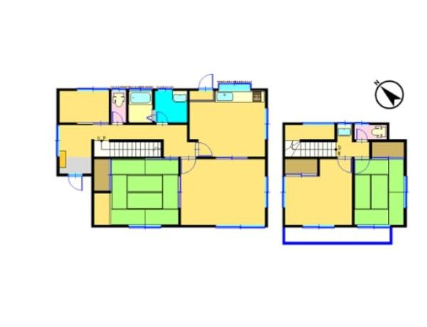 横浜市保土ケ谷区明神台の中古一戸建の間取り