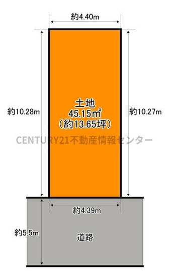 【土地図】 | 竹島３丁目　建築条件付宅地 | 　建築参考プラン（間取り図面参照）
　延床面積：８９.３２平米
　間取り：４ＬＤＫ
　価格：２０８０万円