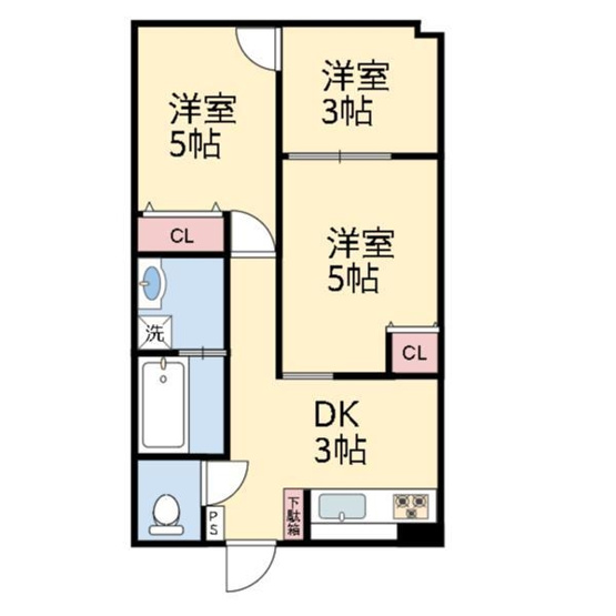 【間取り】 | 琴岡ビル　407号