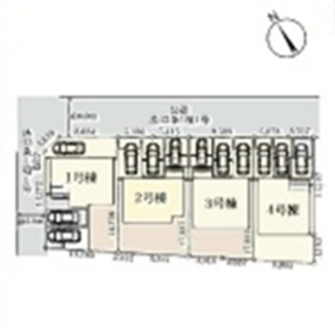 【仲介手数料無料】新築戸建　深谷市上野台68-1（全4棟）の区画図