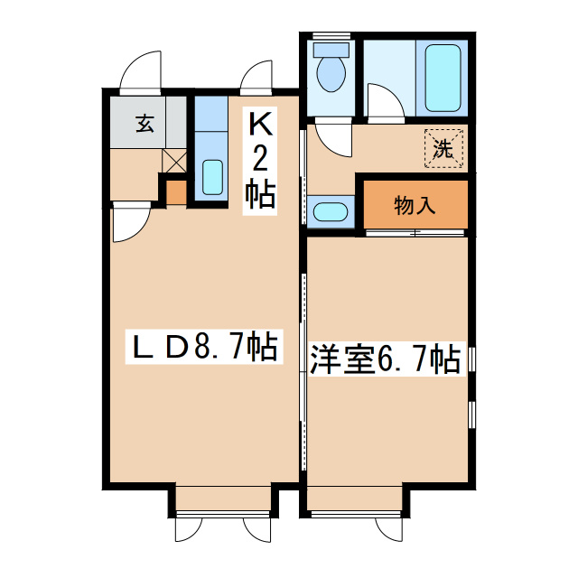 オリーブ２１の間取り