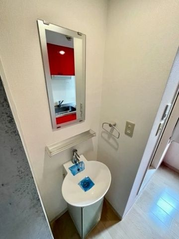 レジディア駒沢大学の洗面所