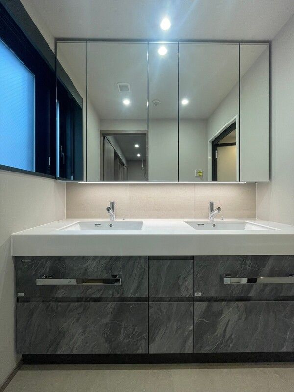 ルミークアン目黒の洗面所