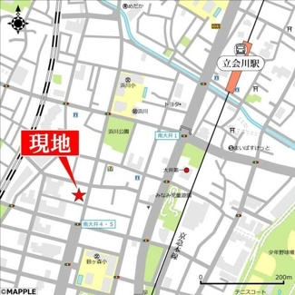 【地図】 | リビエール水神　は三都市アース中延店へお任せください！　ご内覧可能なお部屋は物件現地お待ち合わせご案内可能です！