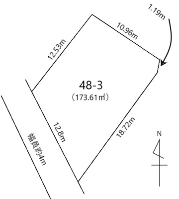 【区画図】 | 中古戸建：熊谷市曙町 | 現地区画図