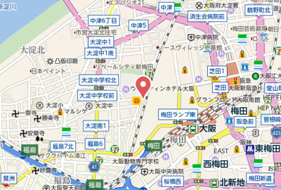 【地図】 | エスリード新梅田