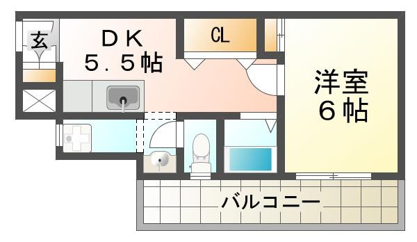 中塚マンションの間取り