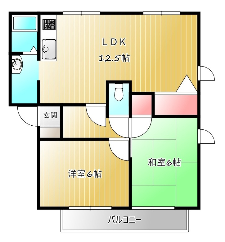 神戸市須磨区南落合１丁目のハイツ