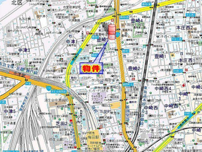 【地図】 | アスヴェル梅田北