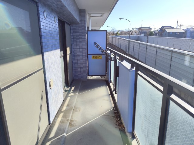 セザール第六赤塚公園のバルコニー