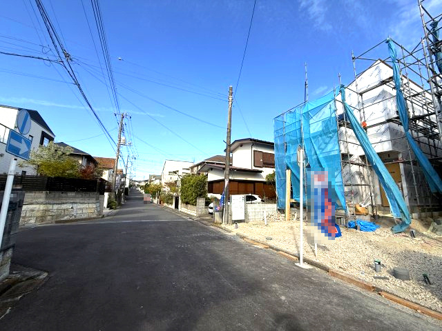 2SSLDK＋pantry  快適なスマートライフの前面道路含む現地写真|前面道路