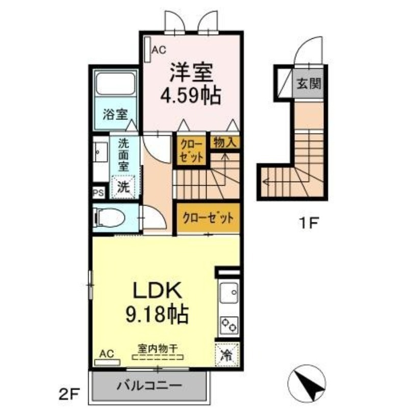 Ｌｉｖｉｎｇ西岡崎の間取り