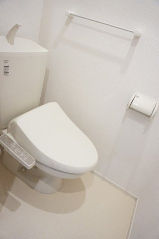 アンジュールＢのトイレ|落ち着いたトイレです