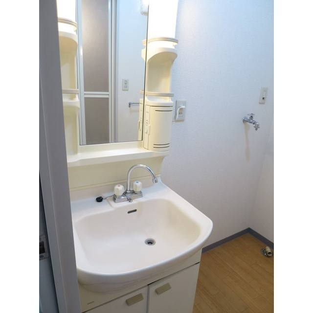 町田市大蔵町の賃貸マンションの洗面所