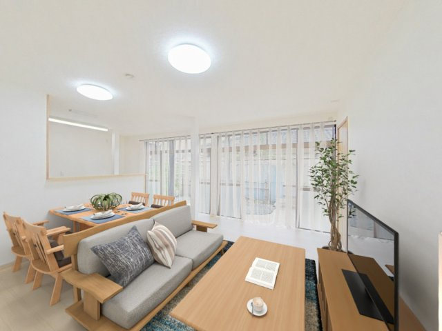 宇城市小川町河江　戸建ての居間・リビング|※家具家電はイメージです。