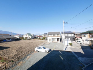 【展望】 | 中央市東花輪 令和2年築 中古戸建 敷地90坪・オール電化 | 2階から北側を望む