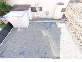 【展望】 | 中央市東花輪 令和2年築 中古戸建 敷地90坪・オール電化 | 2階から南庭を望む