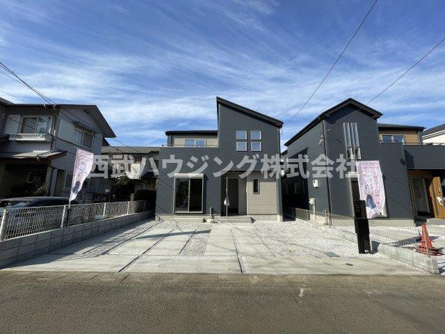【仲介手数料無料】所沢市中富南４期全８棟６号棟　所沢市の新築なら西武ハウジングの前面道路含む現地写真
