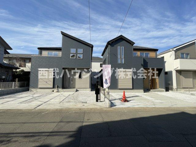 【仲介手数料無料】所沢市中富南４期全８棟６号棟　所沢市の新築なら西武ハウジングの前面道路含む現地写真