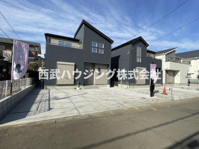 【仲介手数料無料】所沢市中富南４期全８棟６号棟　所沢市の新築なら西武ハウジングの前面道路含む現地写真