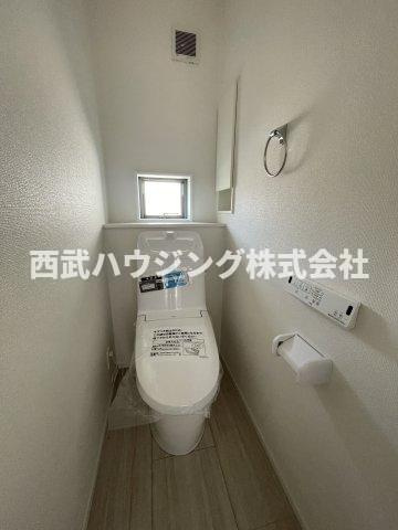 【仲介手数料無料】所沢市中富南４期全８棟６号棟　所沢市の新築なら西武ハウジングのトイレ
