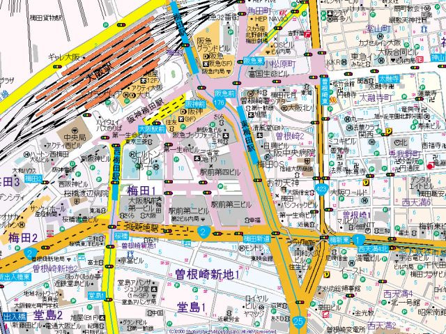 【地図】 | エステムプラザ梅田
