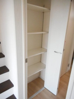 大きなスペースがあり、収納には困りません