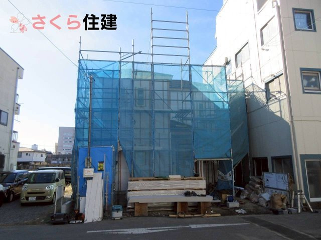 ハートフルタウン千波町110番　A号棟の外観|パントリーやウォークインクローゼットなど、充実の収納設備が揃っています♪家計に優しい都市ガスエリア◎