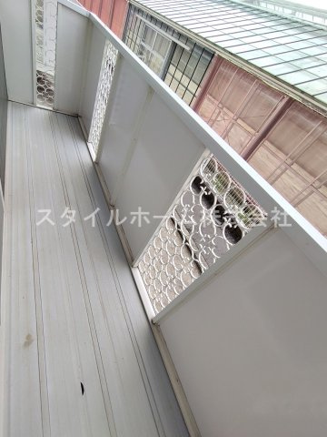 ブラウンエイトBのバルコニー