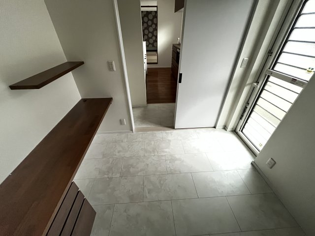 中古住宅　段下のランドリースペース