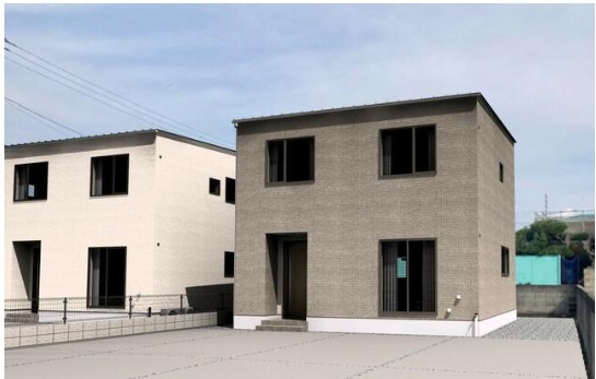 丸亀市　津森町⑨　太陽光つきオール電化住宅の外観